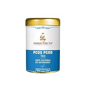 HINDUSVEDA TEA - PCOS & PCOD Spearmint Herbal Tea (150 gm) - A Caffeine ...