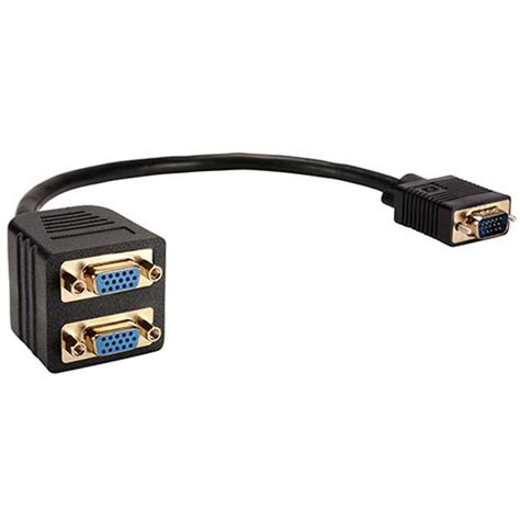 Bajaao VGA Male to 2 VGA Female Passive Splitter 10" – BAJAAO.COM