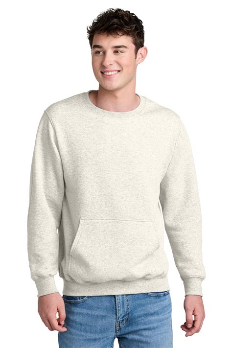 Port & Company Core Fleece Crewneck Pocket Sweatshirt | Product | SanMar