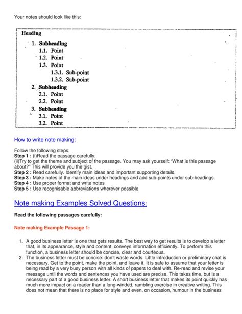 Image result for How to Write Notes Making English