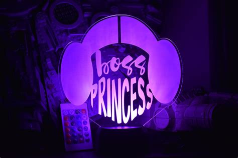 Buy Boss Princess LED Sign Perfect as a Gift for a Board Game Geeks ...