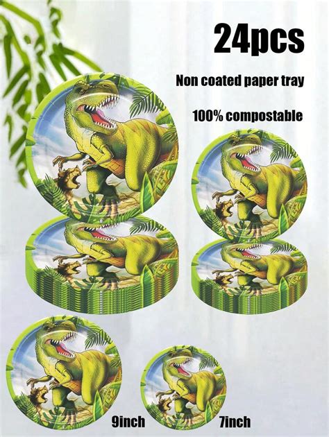 24 Pieces Set Made Of Materials, Including Disposable Paper Plates ...