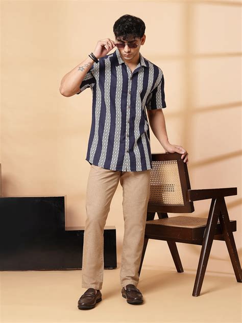 Embroidered Cuban Collar Shirt – rigoindia