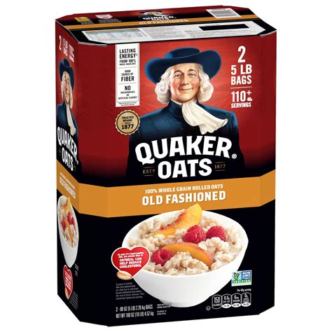 Quaker Oats Rolled Old Fashioned Quaker Oats Whole Grain Rolled Oats