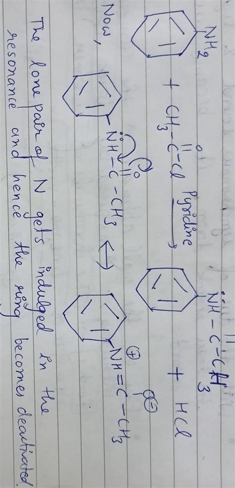 How can the activating effect of $-\mathrm{NH}_{2}$ group in aniline be ...