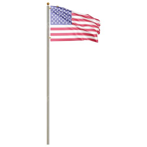 United States Flag With Pole, United States Flag Waving, United States ...