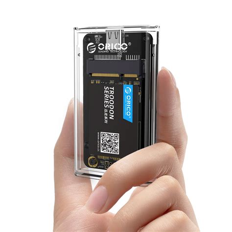ORICO 5 Gbit/s USB 3.0 mSATA SSD Enclosure, Tool-Free Transparent ...