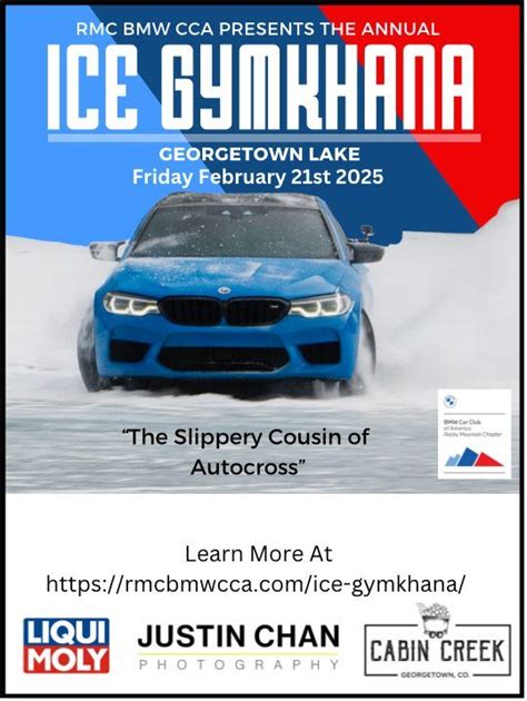 RMC BMW CCA The Ice Gymkhana 2025, 2600 Argentine St, Georgetown, CO ...