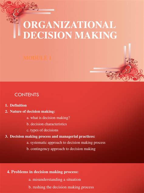 Organizational Decision Making 的图像结果