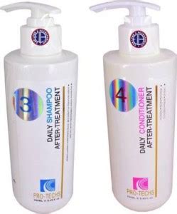 PRO-TECHS After Keratin Treatment Shampoo & Conditioner Set (250ml Each ...