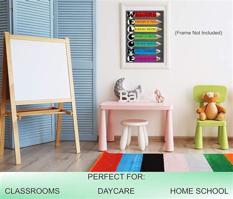 3D Learning LLF Welcome Acronym and Class Rules Posters- Laminated ...