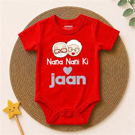 Nana Nani Ki Jaan Baby Romper | Super soft and 100% organic | Buy Now ...