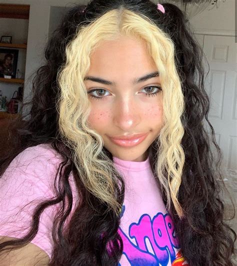 Pin by Susana Valencia on Streak Hair | Colored curly hair, Hair ...