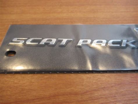 Buy 2020-2021 Dodge Challenger Rear Spoiler Scat Pack Nameplate New ...