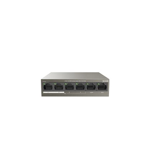6-Port 10/100M Desktop Switch with 4-Port PoE
