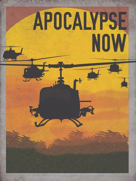 Apocalypse Now - Francis Ford Coppola - Hollywood War Movie Poster ...