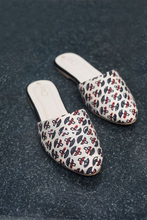 Block Print Mules – Paper Boat Collective | Goa | Bangalore