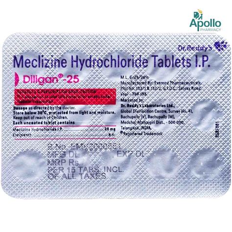 Diligan-25 Tablet 15's Price, Uses, Side Effects, Composition - Apollo ...