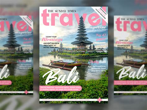 Travel Magazine Cover 的图像结果