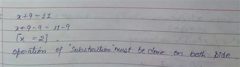 Find out which operations must be done on both sides of these equations ...