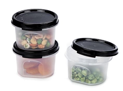 Buy SIGNORA WARE Modular Plastic Container Set, 200ML, Set Of 3, Cocoa ...