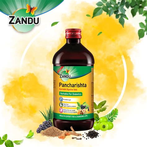 Buy ZANDU PANCHARISHTA DIABETIC DIGESTIVE TONIC BOTTLE OF 450 ML Online ...