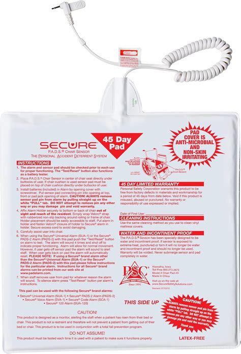 Buy Chair and Bed Alarm Kit by Secure Safety Solutions - Two Patient ...