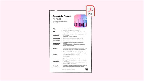 Image result for Scientific Report Format