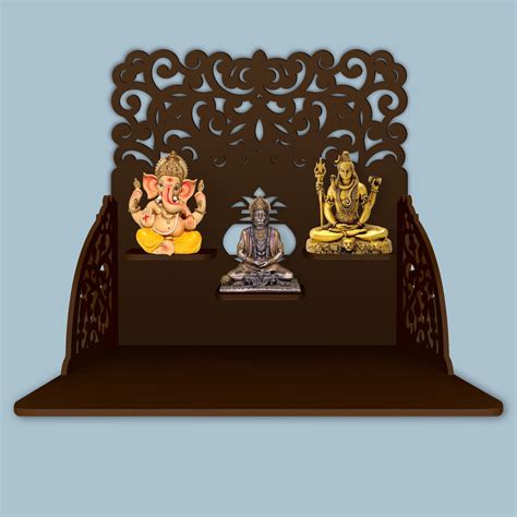 Aesthetic Designer Art Wall Hanging Wooden Temple/ Pooja Mandir Design ...
