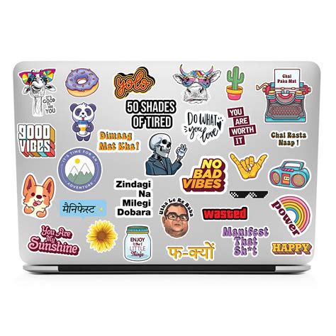Multipurpose Waterproof Stickers at just 19/- | Mobile Sticker- Laptop ...