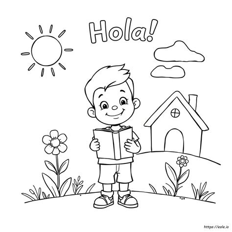 Printable Spanish Coloring Pages
