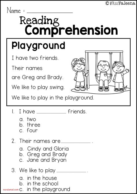 Reading Worksheets for 1st Graders | Reading comprehension worksheets ...