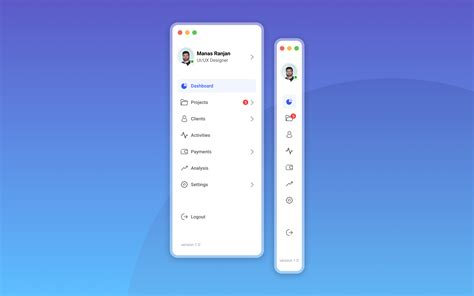 Image result for Side Navigation Menu Templates