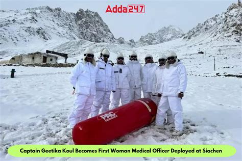 Captain Geetika Koul Becomes First Woman Medical Officer Deployed at ...