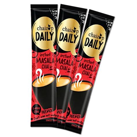 Chaizup Daily 1 Min Instant Masala Tea Premix - 30 Sachets | Masala ...