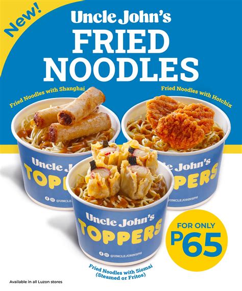 Uncle John's Philippines Menu and Prices [September 2024] - PhilMenu