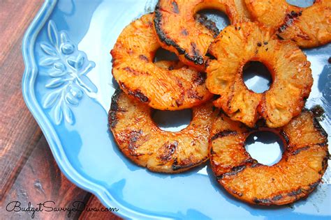 BBQ Pineapple Recipe #FireUpTheGrill - Budget Savvy Diva