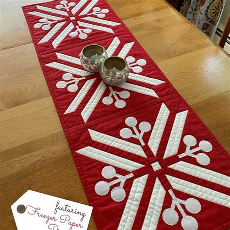 Image result for Winter Table Runner Patterns