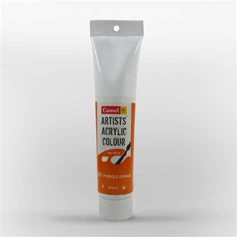 htconline.in| Camlin Artist Acrylic Colour 120ml SR2 Pyrrole Orange ...