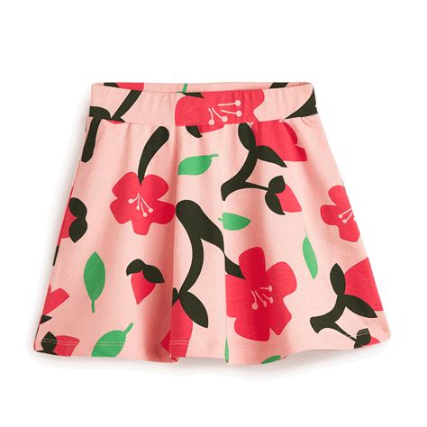 Cherry Blossom Skater Skirt with Inner Shorts