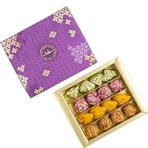 THE SWEET BLEND Exotic Mithai Box 450 g | Authentic Indian Assorted ...