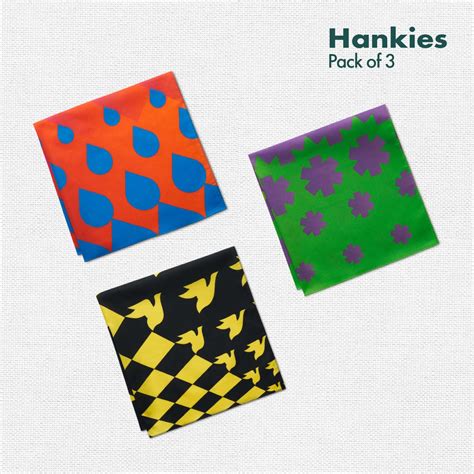 Buy Abstract Hankies With Pure Cotton Goodness & Soft Pleasure On Skin ...