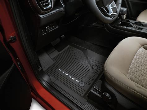 Ranger 2024-2026 All-Weather Floor Liners | Accessories | Ford.com