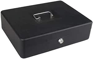 Delzon Locking Large 12 Inch Cash Box With Lock And 2 Key| 2 ...
