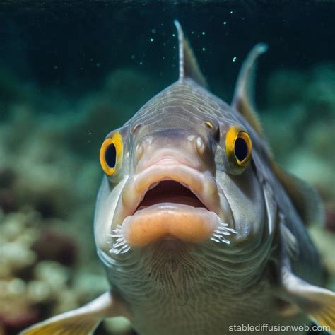 Fish with Beard Chin | Stable Diffusion Online