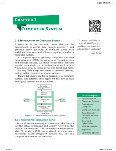 Image result for Computer Science Chapter 1 Class 11 Notes