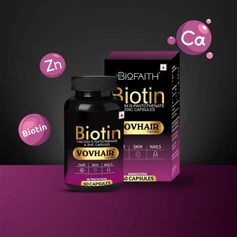 Biotin Calcium D-Pantothenate and Zinc Capsule | Nutrition for Lusciou ...