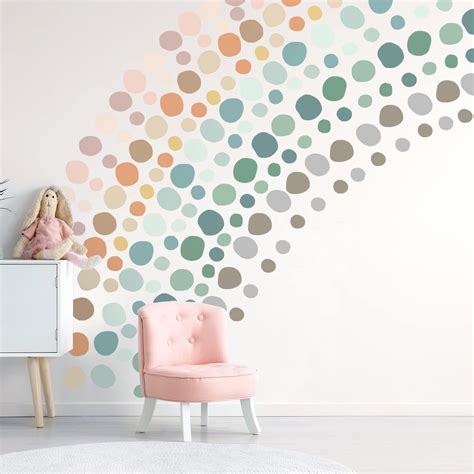 Amazon.com: Vgaruint Irregular Polka Dots Boho Wall Stickers - Playroom ...