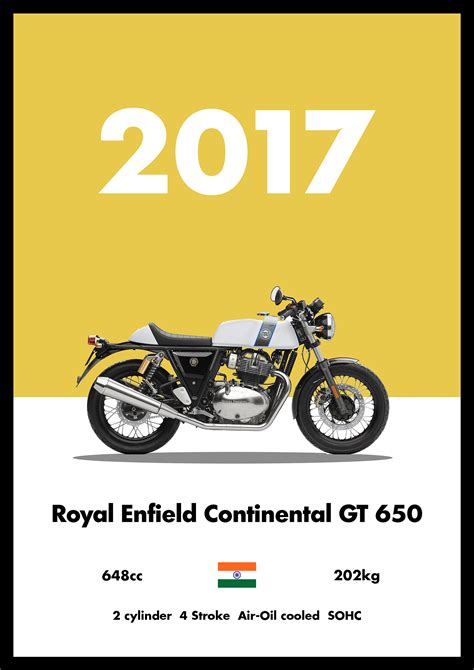 Royal Enfield Continental GT 650 - Bike Poster – froheyo