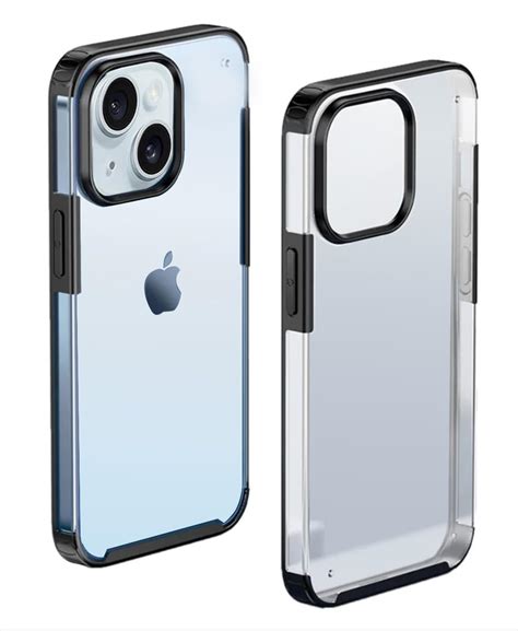mobistyle Polycarbonate Non Yellowing Translucent Case for iPhone 15 ...